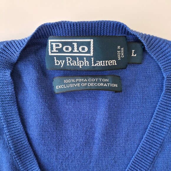 Polo By Ralph Lauren V-Neck Sweater - Picture 4 of 10